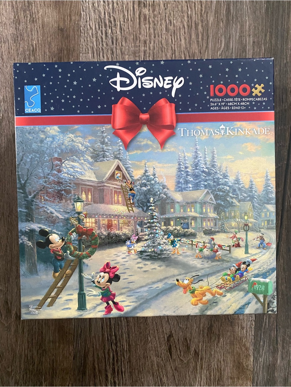 Thomas Kinkade Disney Christmas Puzzle
